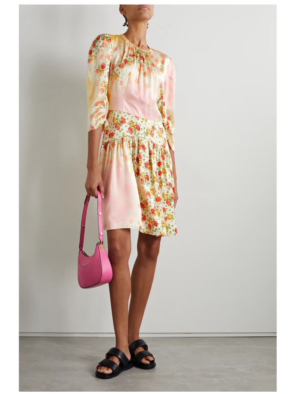 Marni Yellow Cream Floral Women’s Dress